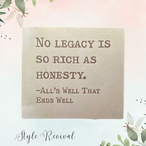 🎉 10/$10 Stickers - Inspiring Celebrity Quote Decal -All’s Well That Ends Well